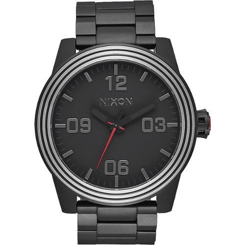 NIXON - Corporal SS SW Men's Quartz Wristwatch - Kylo Black-Front_Standard 