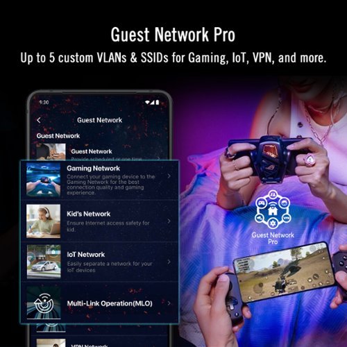 ASUS ROG Rapture GT-BE19000AI Tri-Band Wi-Fi 7 Gaming Router - White WORLDWIDE DELIVERY