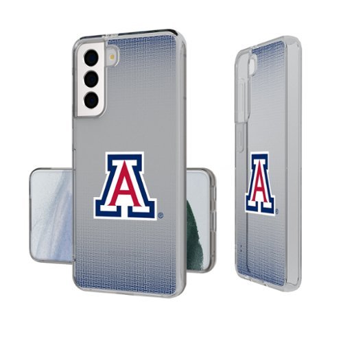 Keyscaper - NCAA - Arizona Wildcats Linen Logo Galaxy Clear Case - S24 - Multicolor-Front_Standard 