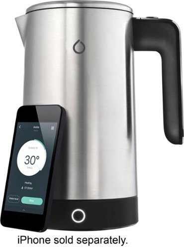  Smarter - iKettle 3rd Generation Wifi Connected 1.8L Electric Kettle - Black/Silver