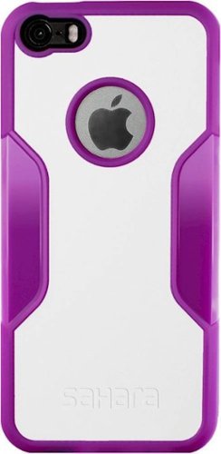 SaharaCase Classic Case with Glass Screen Protector for Apple iPhone 5/5s and SE (1st generation) - Purple Flower WORLDWIDE DELIVERY