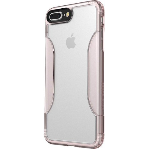 SaharaCase - Classic Case with Glass Screen Protector for Apple® iPhone® 7 Plus and Apple® iPhone® 8 Plus - Rose Gold Clear-Front_Standard 