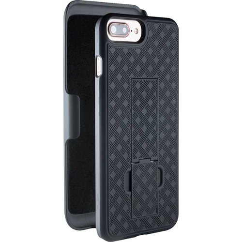 SaharaCase - Protective Case for Apple® iPhone® 7 and 8 - Black-Angle_Standard 