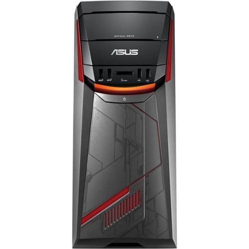 ASUS - G11DF Desktop - AMD Ryzen 5-Series - 8GB Memory - NVIDIA GeForce GTX 1060 - 256GB Solid State Drive + 1TB Hard Drive - Iron gray-Front_Standard 