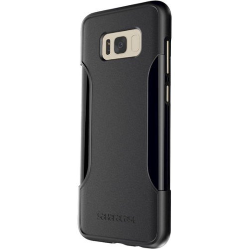 SaharaCase - Classic Case with Glass Screen Protector for Samsung Galaxy S8+ - Black-Front_Standard 