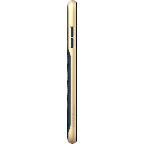 SaharaCase Trend Case with Glass Screen Protector for Apple iPhone 7 Plus and Apple iPhone 8 Plus - Blue Gold WORLDWIDE DELIVERY