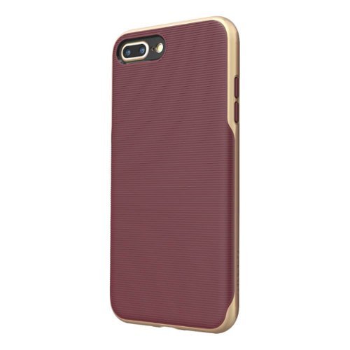 SaharaCase - Trend Case with Glass Screen Protector for Apple® iPhone® 7 Plus and Apple® iPhone® 8 Plus - Plum Gold