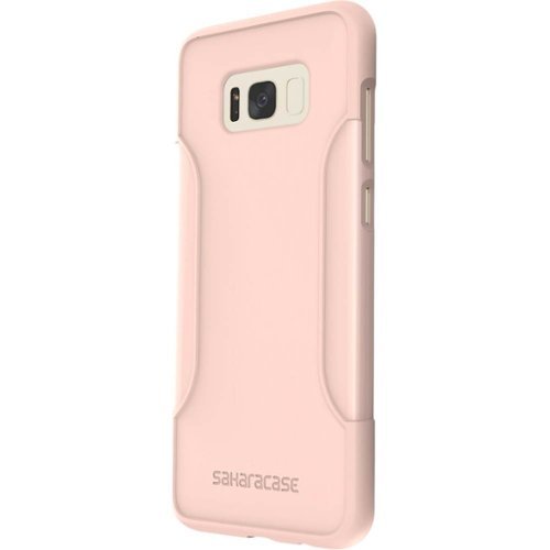 SaharaCase - Classic Case with Glass Screen Protector for Samsung Galaxy S8+ - Rose Gold