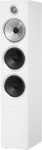 Bowers & Wilkins - 700 Series 3-way Floorstanding Speaker w/6" midrange, dual 6.5" bass (each) - White