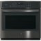 GE - Profile 30" Built-In Single Electric Convection Wall Oven - Black Stainless Steel-Front_Standard