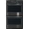 GE - 30" Built-In Double Electric Convection Wall Oven - Black Stainless Steel-Front_Standard