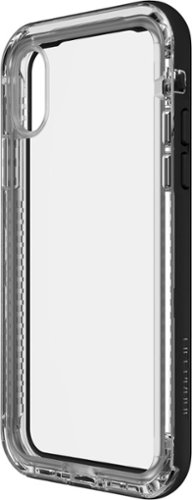  LifeProof - Next Case for Apple® iPhone® X and XS - Clear/Black Crystal