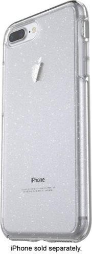  OtterBox - Symmetry Series Case for Apple® iPhone® 7 Plus and 8 Plus - Clear/silver flake