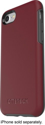  OtterBox - Symmetry Series Case for Apple® iPhone® 7 Plus and 8 Plus - Gray/burgundy