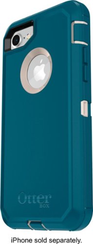  OtterBox - Defender Series Case for Apple® iPhone® 7 Plus and 8 Plus - Blue/beige