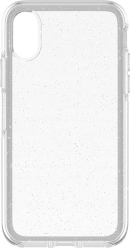  OtterBox - Symmetry Series Case for Apple® iPhone® X and XS - Clear/silver flake
