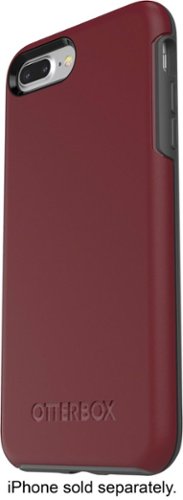  OtterBox - Symmetry Series Case for Apple® iPhone® 7 and 8 - Gray/Burgandy