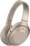 Sony - WH1000XM2 Premium Wireless Noise Cancelling Headphones - Gold-Front_Standard
