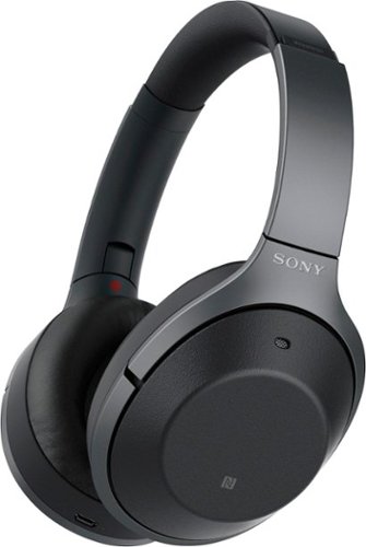  Sony - 1000XM2 Premium Wireless Noise Cancelling Headphones - Black