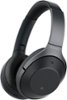 Sony - 1000XM2 Premium Wireless Noise Cancelling Headphones - Black-Angle_Standard