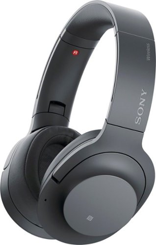 Sony - H900N Hi-Res Wireless Noise Cancelling Headphones - Black-Front_Standard 