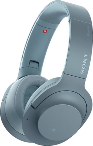 Sony - H900N Hi-Res Wireless Noise Cancelling Headphones - Blue-Front_Standard 