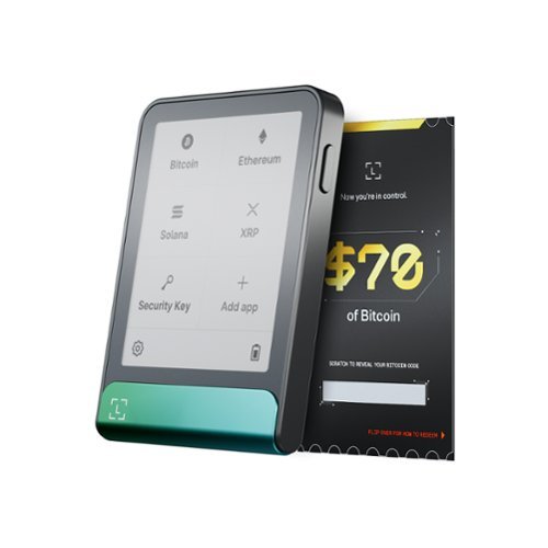 Ledger - Flex Crypto Hardware Wallet with Recovery Key - Oxidate Green-Front_Standard 