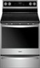 Whirlpool - 6.4 Cu. Ft. Freestanding Electric Convection Range with Self-Cleaning - Stainless Steel-Front_Standard