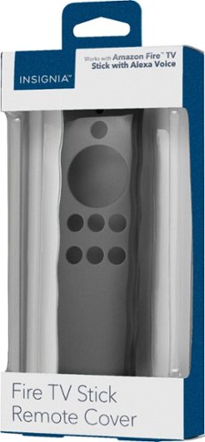  Insignia™ - Fire TV Stick Remote Cover - Gray