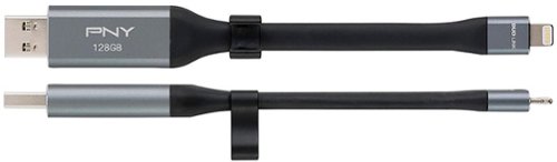 PNY DUO Link 128GB USB 3.0 OTG Flash Drive for iOS Devices and Computers - Gray HOW TO BUY