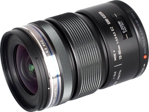 Olympus - M.Zuiko Digital ED 12-50mm f3.5-6.3 EZ Zoom Lens - Black-Angle_Standard 