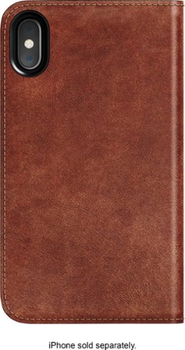  Nomad - Leather Folio for Apple® iPhone® X and XS - Brown