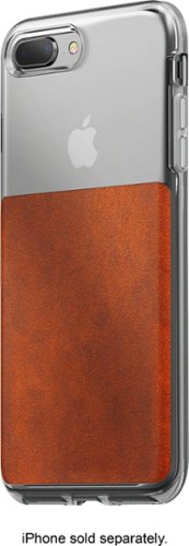  Nomad - Case for Apple® iPhone® 7 Plus and 8 Plus - Brown/clear