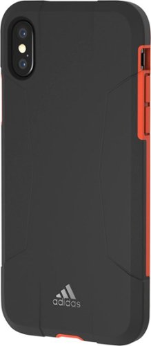  adidas - Case for Apple iPhone X and XS - Black/Red