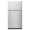 Whirlpool - 20.5 Cu. Ft. Top-Freezer Refrigerator - Stainless Steel-Front_Standard 