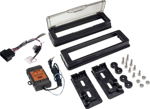 PAC - Radio Replacement Kit for Select 1998-2013 Harley-Davidson Motorcycles - Black