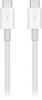 Apple - Thunderbolt 3 (USB-C) Cable (0.8 m) - White-Front_Standard