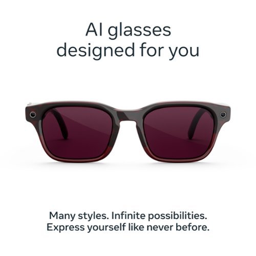 Meta Adventurer - Smart AI glasses for Women, Men — Meta AI, 12MP Camera, Live Translate — Transitions Ruby Lenses - Merlot WORLDWIDE DELIVERY
