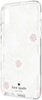 kate spade new york - Case for Apple® iPhone® X and XS - Cream with stones/hollyhock floral clear-Front_Standard