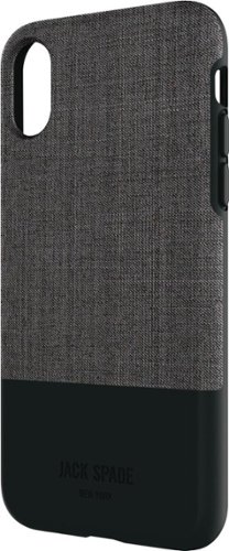  JACK SPADE - Case for Apple® iPhone® X and XS - Black/tech Oxford gray