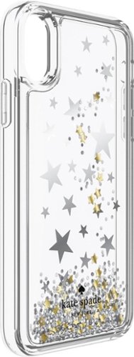  kate spade new york - Case for Apple® iPhone® X and XS - Stars Silver Foil/Gold Foil