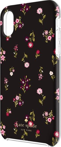  kate spade new york - Case for Apple® iPhone® X and XS - Black/gems/spriggy floral multi