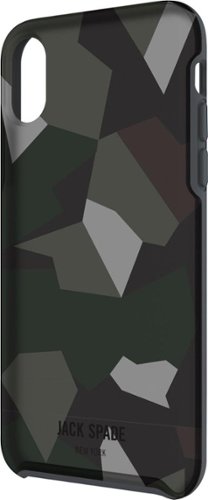  JACK SPADE - Case for Apple iPhone X and XS - Smoked gray/translucent camo