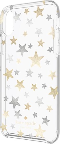  kate spade new york - Case for Apple® iPhone® X - Silver/gold/stars clear