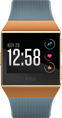  Fitbit - Ionic Smartwatch - Burnt Orange/Slate Blue