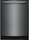 Frigidaire - 24" Top Control Built-In Dishwasher, 54dba - Black-Front_Standard