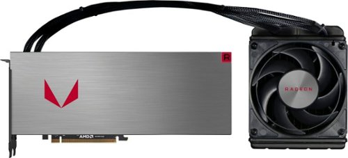 XFX - AMD Radeon RX Vega 64 8GB HBM2 PCI Express 3.0 Graphics Card with Liquid Cooling - Black-Front_Standard 