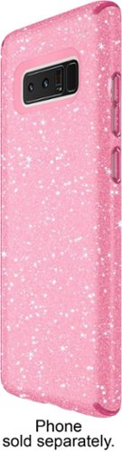 Speck - Presidio CLEAR + GLITTER Case for Samsung Galaxy Note8 Cell Phones - Clear/Bella Pink/Glitter