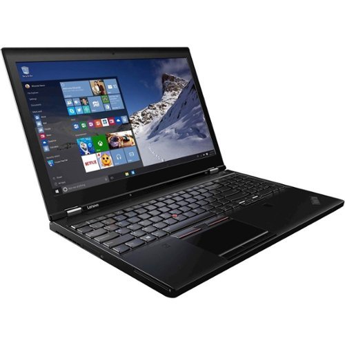  Lenovo - 15.6&quot; Laptop - Intel Core i7 - 16GB Memory - NVIDIA Quadro M1200M - 512GB Solid State Drive - Black