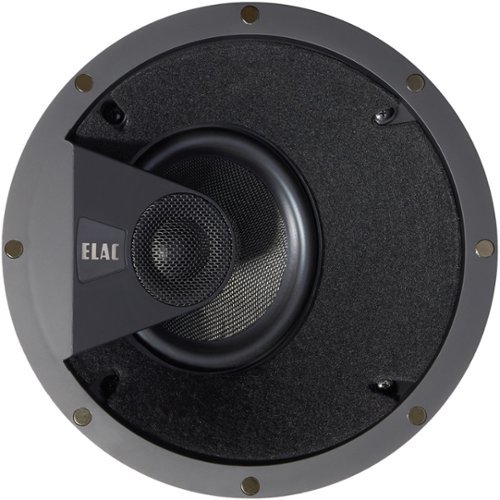 ELAC - Debut 6-1/2" 120-Watt Passive 2-Way In-Ceiling Speaker (Each) - White